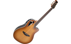 Ovation Celebrity Elite Deluxe CDX40 Deep Contour Peach Burst Satin