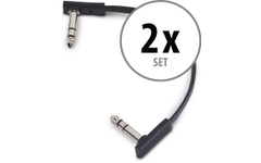 RockBoard Flat TRS Cable 15 cm Set de 2