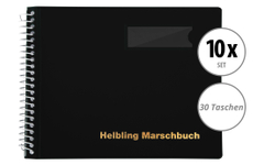 Helbling BMS30 Libro de Marcha negro 30 fundas Set de 10