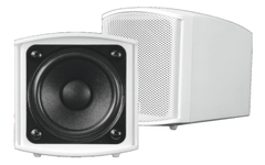 Omnitronic OD-2 Paar Wandluidsprekers 8 Ohm Wit