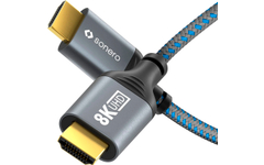 Sonero 8K HDMI-Kabel 3 m Grau/Blau