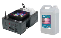 ADJ Fog Fury Jett Pro LED Verticale Rookmachine Set met Rookvloeistof