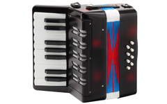 Classic Cantabile Bambino Kinder-Akkordeon, schwarz, 8 Bässe