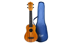 Ukulele Soprano Flight Travel Series - 4 Cordes Bleu Foncé, Idéal Débutants Et Enfants (TUS-35DB)
