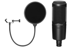 Audio-Technica AT2020 Condenser Microphone Set incl. Popkiller