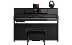 Roland LX5-PE Piano Électrique Noir Laqué Set