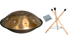 Sela 225 Harmony Handpan Bb2 Aegean 9 Set