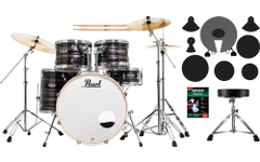 Pearl Export EXX725SBR/C779 Batterie Metallic Amethyst Twist Set Débutant