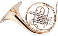 Josef Lidl LHR 335G Bb-Waldhorn Goldmessing - Retoure (Zustand: gut)