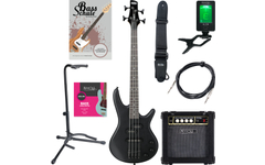 Ibanez GSRM20B-WK E-Bass Wheathered Black Starter Set