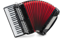 Classic Cantabile 96 Bass Akkordeon "Secondo V" Schwarz