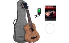 Cascha Sopran Ukulele Mahogany Solid Set