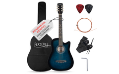 Rocktile WSD-5C-BUB Slim Line Westerngitarren Set Blueburst