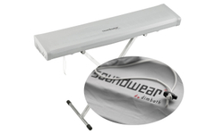 Soundwear Housse Élastique 102 - 125 cm Argent