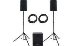 Pronomic Powerstage Concert 1510 2.1 Système PA Actif 700 Watts
