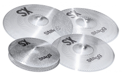 Set de Cymbales d'Exercice Silencieuses Stagg SXM