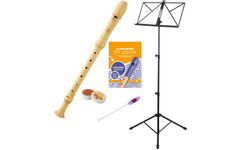 Moeck 3200 Flauta Soprano Flauto Rondo Alemán Arce Set