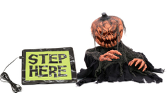 Europalms Halloween Kürbis-Monster mit Fußschalter Set