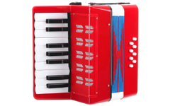 Classic Cantabile Bambino Kinder-Akkordeon 8 Bässe Rot
