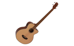 Dimavery AB-450 Akoestische Basgitaar Naturel