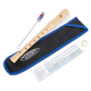 Classic Cantabile Stella Flûte à Bec Érable Style Baroque