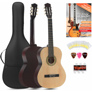 Classic Cantabile Acoustic Series AS-851 1/2 Chitarra Classica da Concerto Starterset