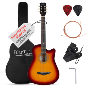 Rocktile WSD-5C-SB Slim Line Westerngitaar Set Sunburst