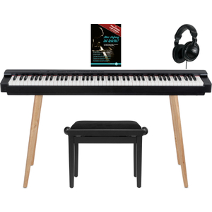 Classic Cantabile SP-316 Stage Piano Home Set Schwarz