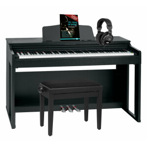 Classic Cantabile DP-230 SM E-Piano nero opaco Set