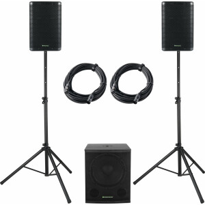 Pronomic Powerstage Concert 1510 2.1 Système PA Actif 700 Watts