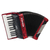 Hohner Bravo II 48 SilentKey Rot thumbnail 1