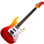 Jet Guitar JS-600 TRS Transparent Red thumbnail 1