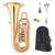 Lechgold FT-20/6GL F-Tuba Lacquered Deluxe Set Gold Brass thumbnail 1