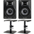M-Audio BX5BT 5" Set Coppia Monitor Da Studio Con Supporti thumbnail 1