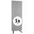Pronomic DiviRoom-162 GY Cloison 5x Set thumbnail 1