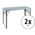 Stagecaptain BBT-119 GY Hirschgarten Beer Tent Table 119 cm Gray 2x Set thumbnail 1