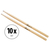 10 Paar XDrum Drumsticks SD1, Hickory, Nylon Tip thumbnail 1