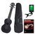 Classic Cantabile BeachBuddy Blackbird Ukulele Set incl. Tuner e Scuola thumbnail 1