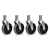 Set de 4 roulettes de transport Stagecaptain 125 mm sans frein thumbnail 1