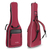 Rocktile Klassik-Gitarrentasche - gepolstert mit Rucksackgarnitur Weinrot thumbnail 1