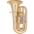 Miraphone Bb-Tuba Model 91 Goudmessing thumbnail 1