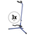 Classic Cantabile GS-30 BU Gitaarstandaard (licht) Blauw 3x Set thumbnail 1