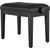 Classic Cantabile Banquette De Piano Modèle A Noir Mat Velours Noir thumbnail 1