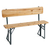 Stagecaptain BBB-119 Hirschgarten Bierzeltbank mit Lehne 119 cm Natur  - Retoure (Verpackungsschaden) thumbnail 1