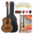 La Mancha Rubinito cm/59 3/4 Chitarra Classica Set Iniziale thumbnail 1