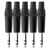Pronomic JPLUG Fiche Jack Stéréo Noire Lot de 5 thumbnail 1
