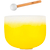 Sela SECCU12E Bol Chantant Cristal Jaune 12" 432 Hz thumbnail 1
