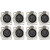 Pronomic XFD XLR Inbouwconnector Female 8x Set thumbnail 1