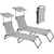Set de 2 Tumbonas Stagecaptain CS-190 Plegables con Techo thumbnail 1