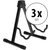 Classic Cantabile Combi Gitaarstandaard E-/A-Gitaar 3x Set thumbnail 1